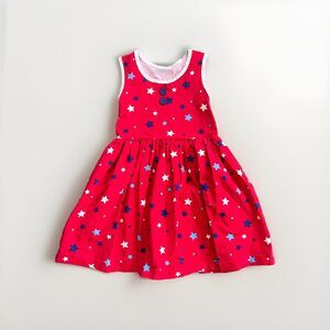 Eleanor Rose Star Rhonda Dress Red White Blue 6 7 Twirl USA Patriotic